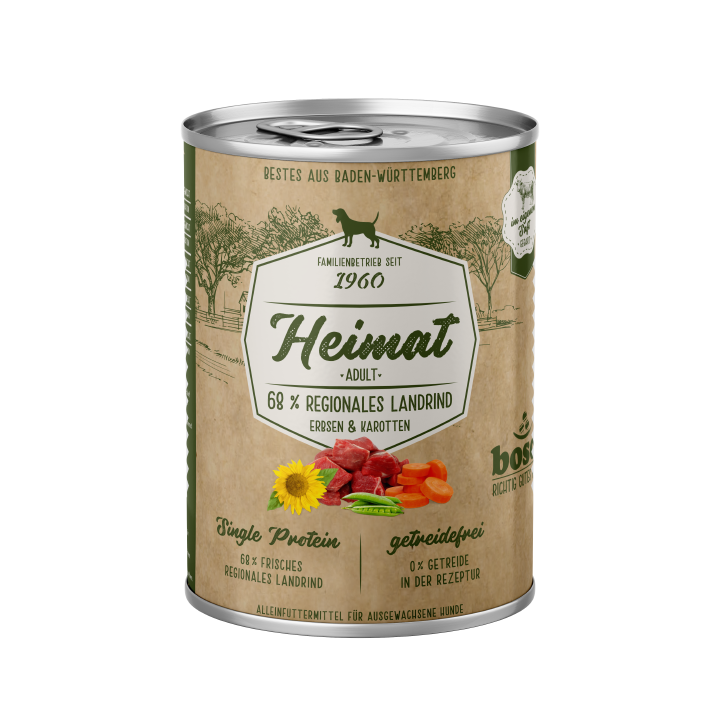 bosch Hunde-Nassfutter Heimat Adult Regionales Landrind